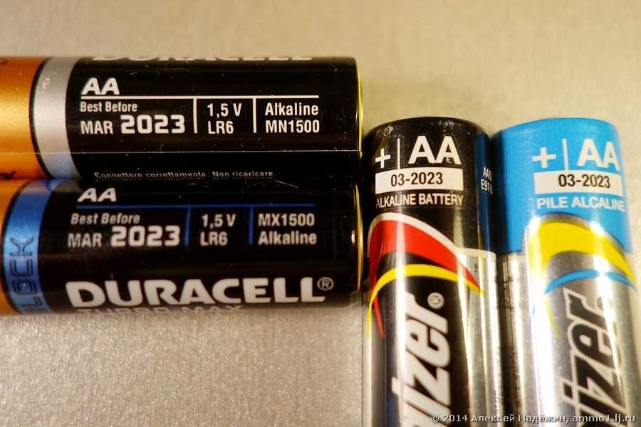 Срок годности батареек